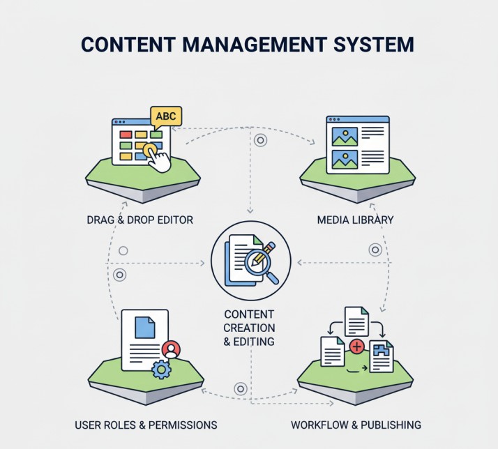 DIGTIAL Well Content management system (CMS) image